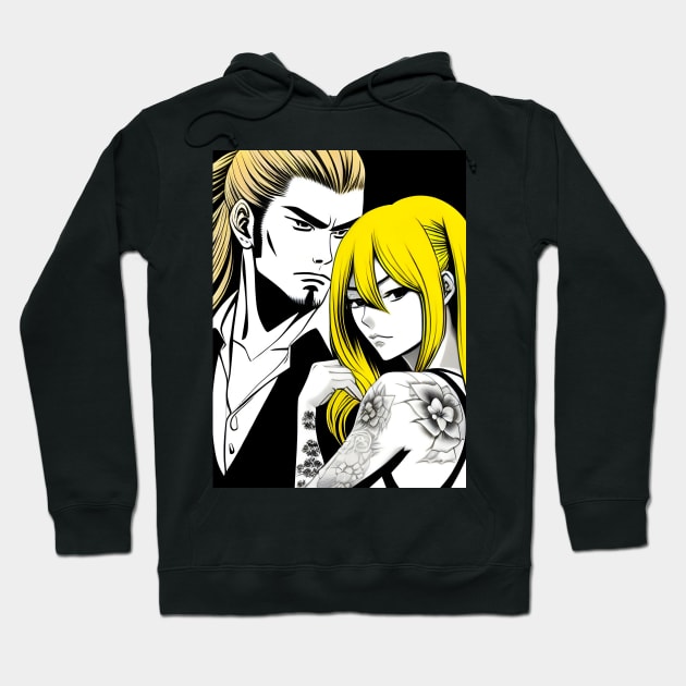 Manga Anime Boyfriend Girlfriend Hoodie by animegirlnft